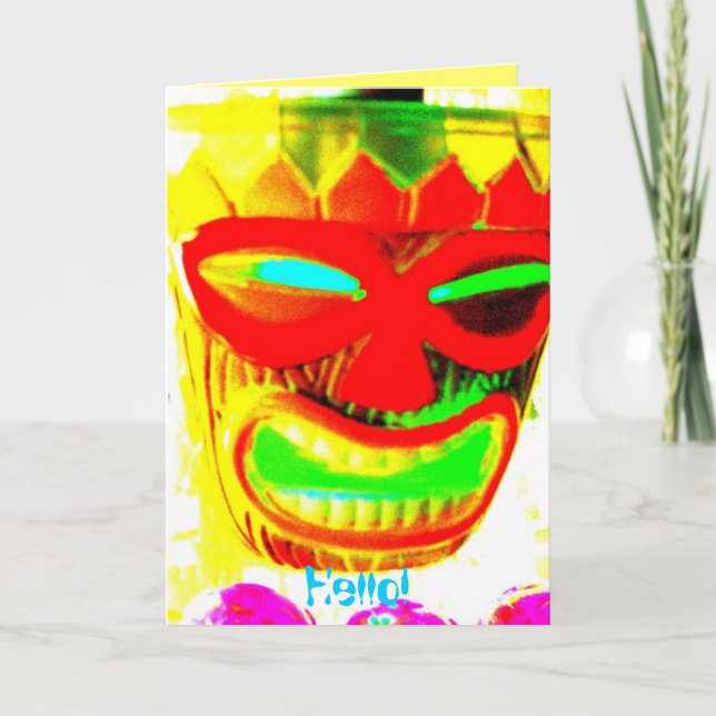 Tarjeta ¡Sonrisa, hola! (Anverso)