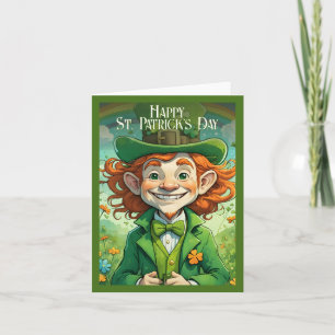 Tarjeta Sonrisas Afortunadas en el Día de San Patricio