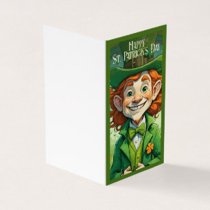 Tarjeta Sonrisas Afortunadas en el Día de San Patricio
