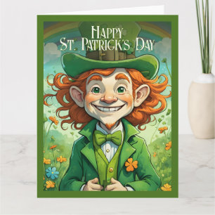 Tarjeta Sonrisas Afortunadas en el Día de San Patricio