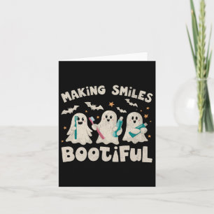 Tarjeta Sonrisas Bootious Halloween Funny Ghost Dentient