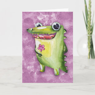 Tarjeta Sonrisas de cocodrilo