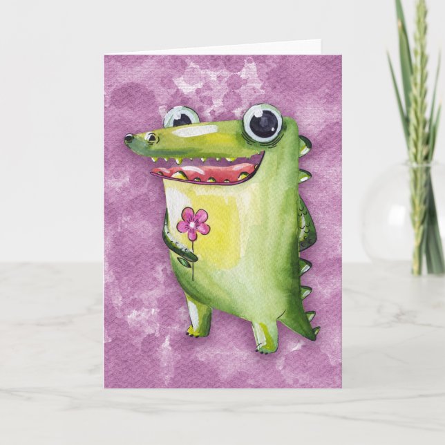 Tarjeta Sonrisas de cocodrilo (Anverso)