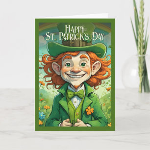 Tarjeta Sonrisas de suerte en el Día de San Patricio