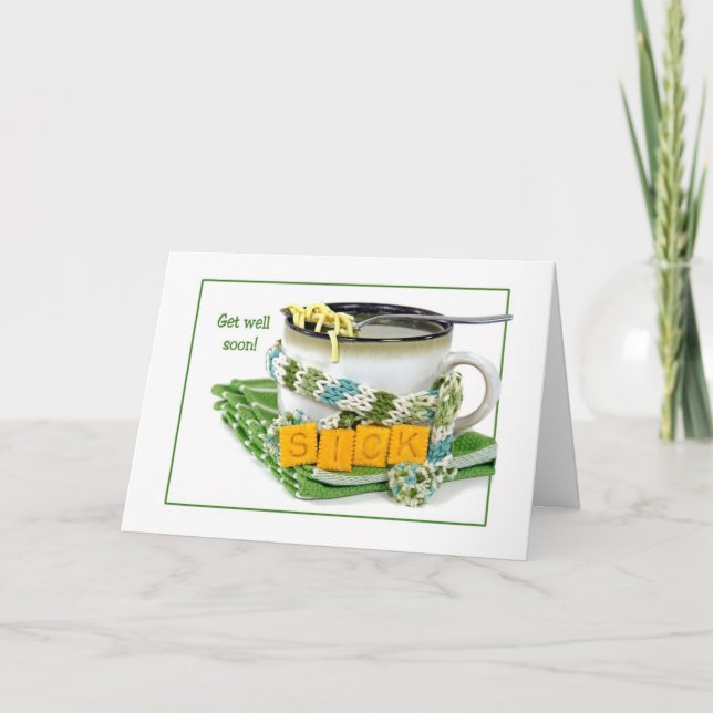 Tarjeta Sopa de fideos de pollo (Anverso)