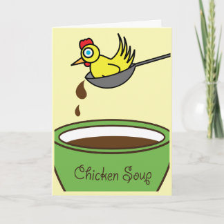 Tarjeta Sopa de pollo - Buena carta