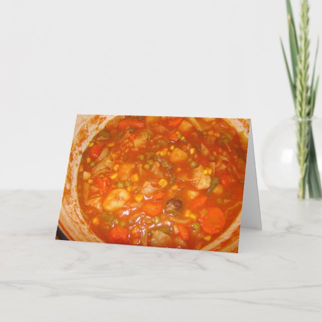 Tarjeta Sopa del arco iris (Anverso)