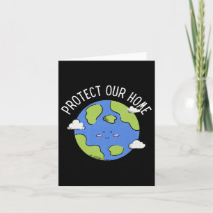 Tarjeta Soporta Protección Ambiental Feliz Día de la Tierr