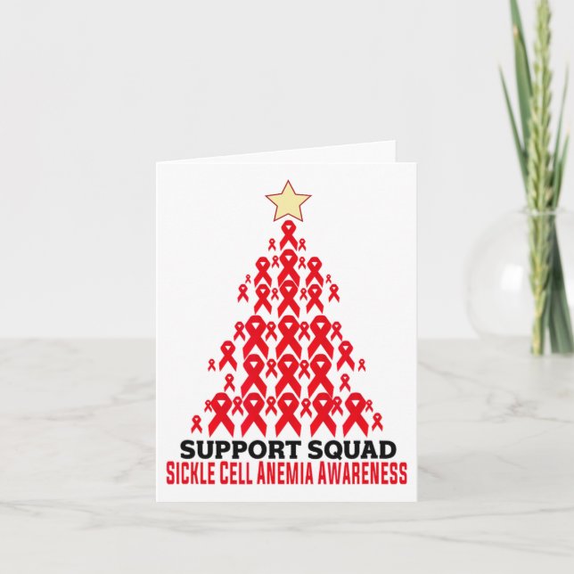 Tarjeta Soporte de anemia anemia de células escuadradas ár (Anverso)