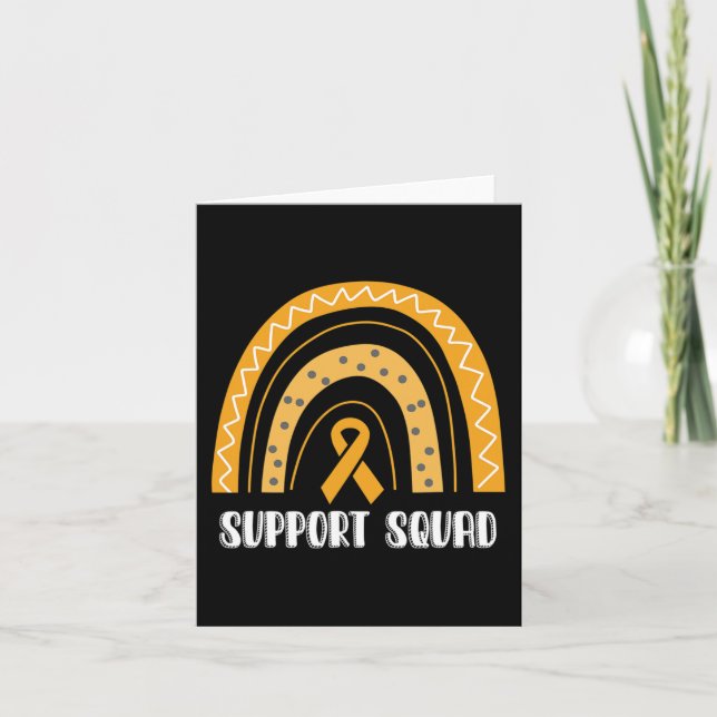 Tarjeta Soporte de Squad Naranja Rainbow Ribbon RSD compat (Anverso)