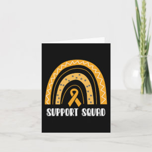 Tarjeta Soporte de Squad Naranja Rainbow Ribbon RSD compat