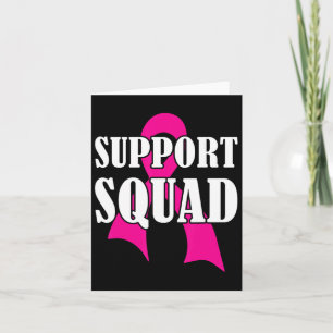 Tarjeta Soporte para Cáncer de Mama Escuadrón - Escuadrón