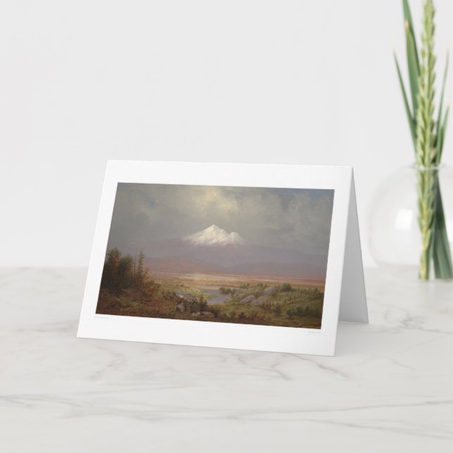 Tarjeta Soporte Shasta y lago Shastina (1151) (Anverso)