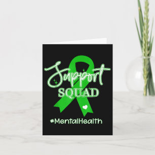 Tarjeta Soporte Squad Mental Health Awareness Lime Green R