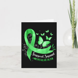 Tarjeta Soporte Squad Mental Health Awareness Lime Green R