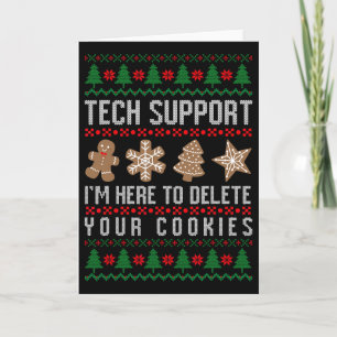 Tarjeta Soporte técnico aquí para eliminar tus cookies fea