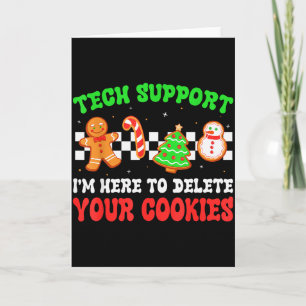 Tarjeta Soporte técnico de Navidad aquí para eliminar cook
