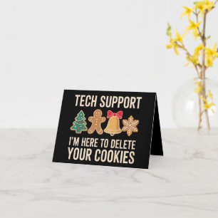 Tarjeta Soporte técnico de navidades aquí para borrar navi