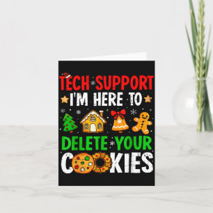 Tarjeta Soporte Técnico Estoy Aquí Para Eliminar Tus Cooki