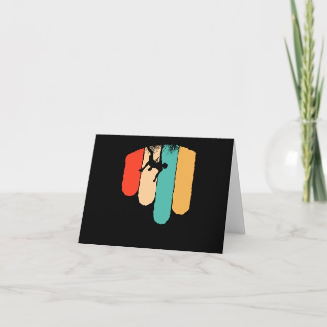 Tarjeta Sorprendente escalador de escalada en la montaña R (Anverso)