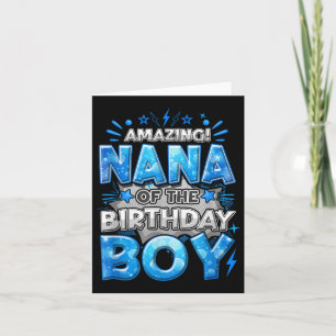 Tarjeta Sorprendente Nana Del Niño Que Coincide Con La Fam