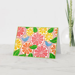 Tarjeta Sorpresa de cítricos