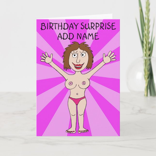 Tarjeta Sorpresa De Cumpleaños Para Él (Anverso)