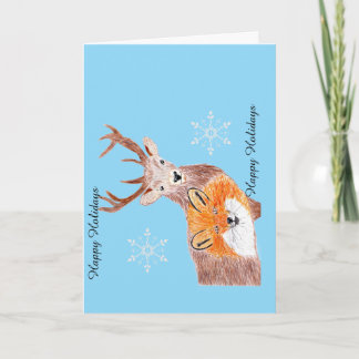 Tarjeta Sorpresa de Navidad de Invierno