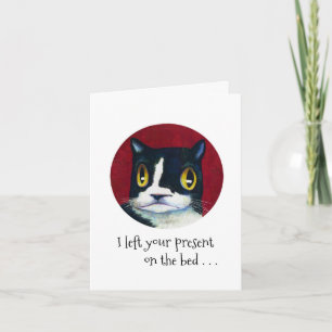 Tarjeta ¡SORPRESA DEL cumpleaños del gato!