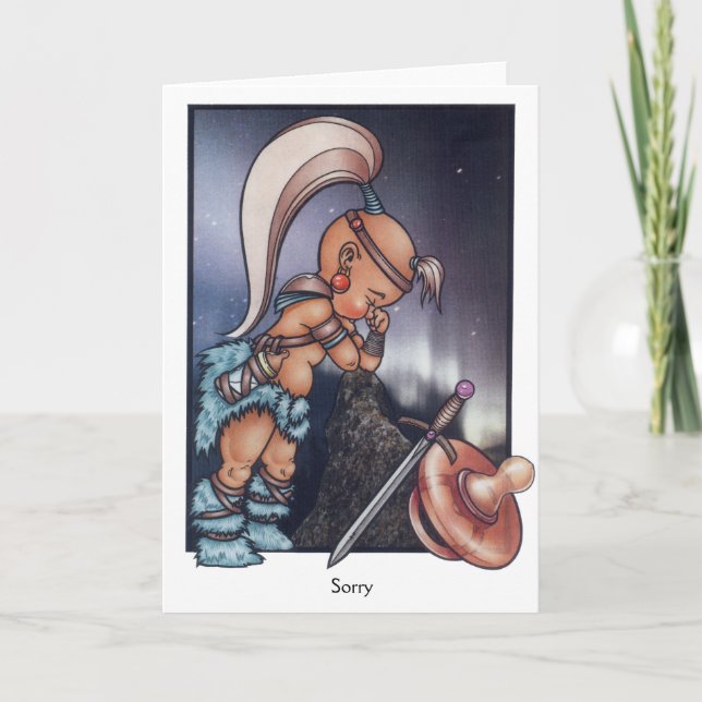 Tarjeta 'Sorry (Anverso)