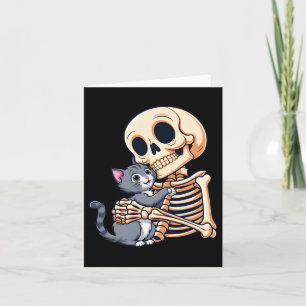 Tarjeta Sostengo Un Gato Cute De Gato Halloween Disstume C