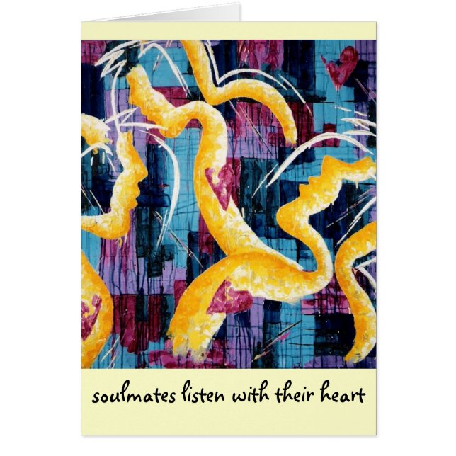 Tarjeta "soulmates" - Augustine del Bello Artes (Frente)