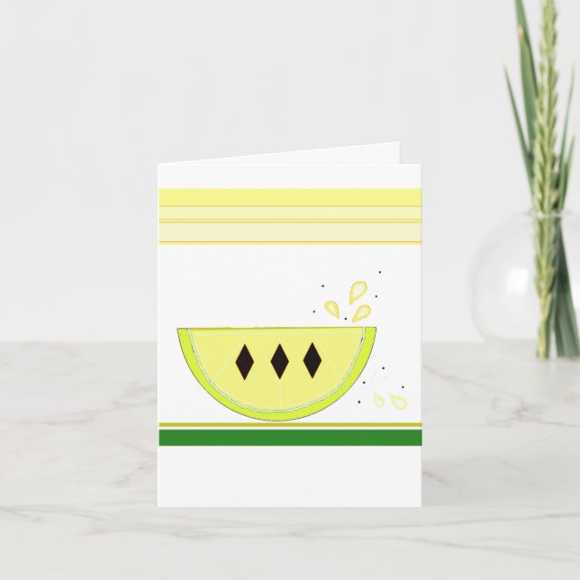 Tarjeta Sour Lemon Notecard (Anverso)