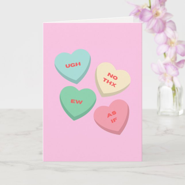 Tarjeta Sourheart Anti-El día de San Valentín (Orquídea)