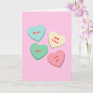 Tarjeta Sourheart Anti-El día de San Valentín