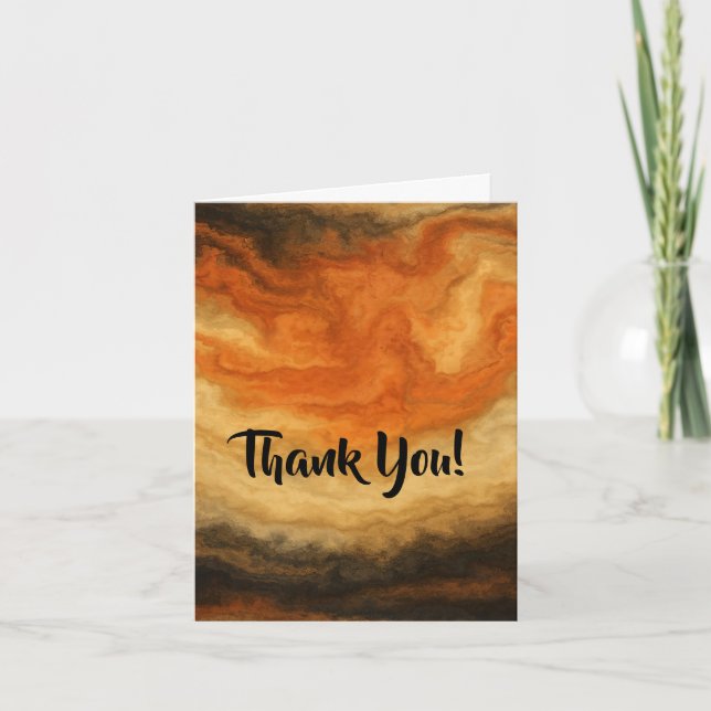 Tarjeta Southwest Canyon Colors Thank You (Anverso)