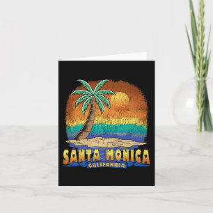 Tarjeta Souveni con problemas de cosecha de Santa Mónica C