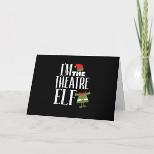 Tarjeta Soy actriz elfo equipo de actuación coincidente di