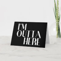 Soy adiós divertido de Outta aquí