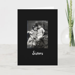 Tarjeta Soy así que alegre usted es mi hermana