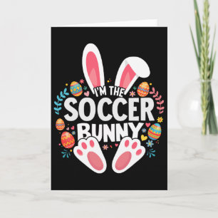 Tarjeta Soy el conejo de fútbol americano que combina con 