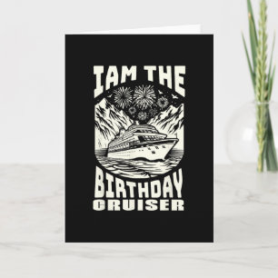 Tarjeta Soy el crucero de cumpleaños divertido crucero vac