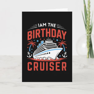 Tarjeta Soy el crucero de cumpleaños divertido Vacaciones