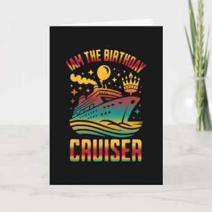 Tarjeta Soy el crucero de cumpleaños divertido vacaciones