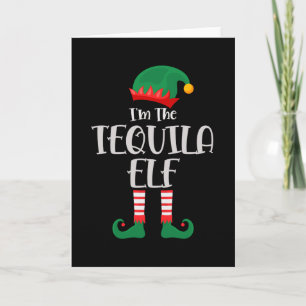 Tarjeta Soy El Duende De Tequila Navidad Empararejada