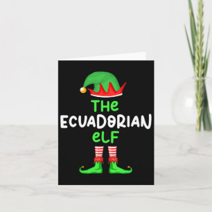 Tarjeta Soy el ecuatoriano Elf Ecuador Navidades Diversión