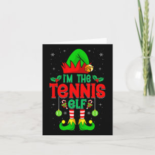 Tarjeta Soy El Elfo del Tenis - Jugador de Tenis Fiesta de