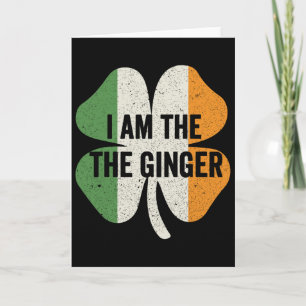 Tarjeta Soy el Ginger Dibs en el divertido St Patri de pel