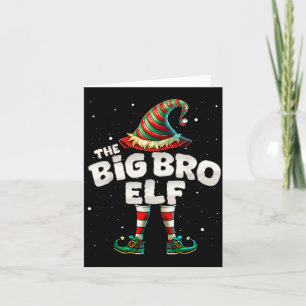 Tarjeta Soy El Hermano Elfo Grupo Familiar Navideño
