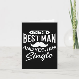 Tarjeta Soy el mejor hombre Boda Groomsmen Novialidad dive